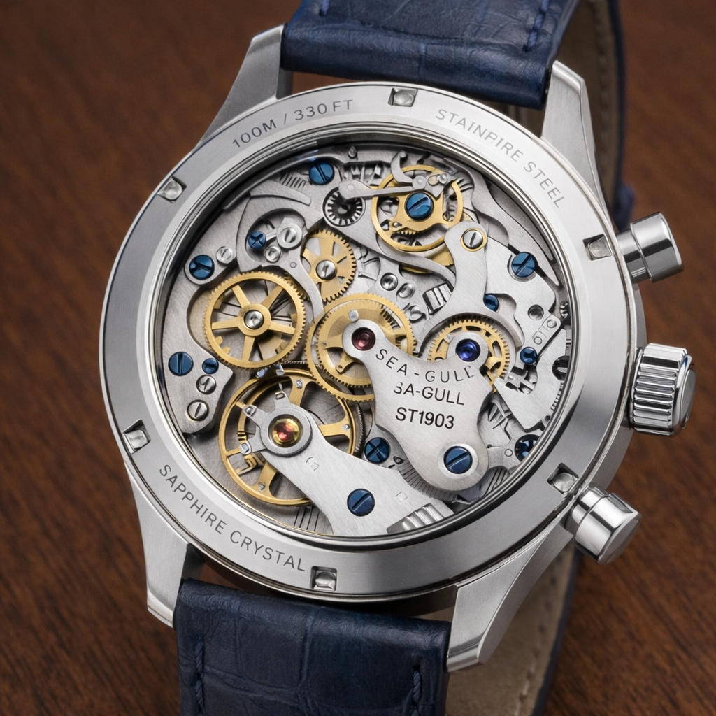 The Kelsus Chronograph caseback