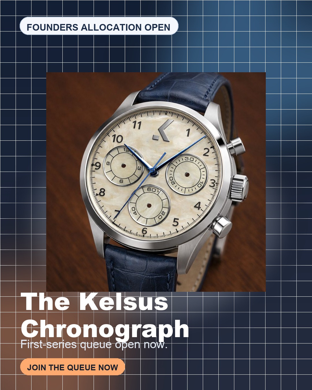 Chronograph founder campaign creative